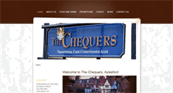 Desktop Screenshot of chequersaylesford.com